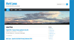 Desktop Screenshot of marklynas.org